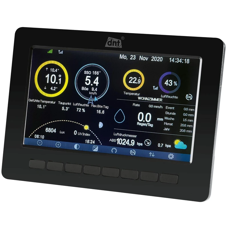 dnt Additional Display for WeatherScreen PRO DNT00007 with Power Supply Black - Image 1