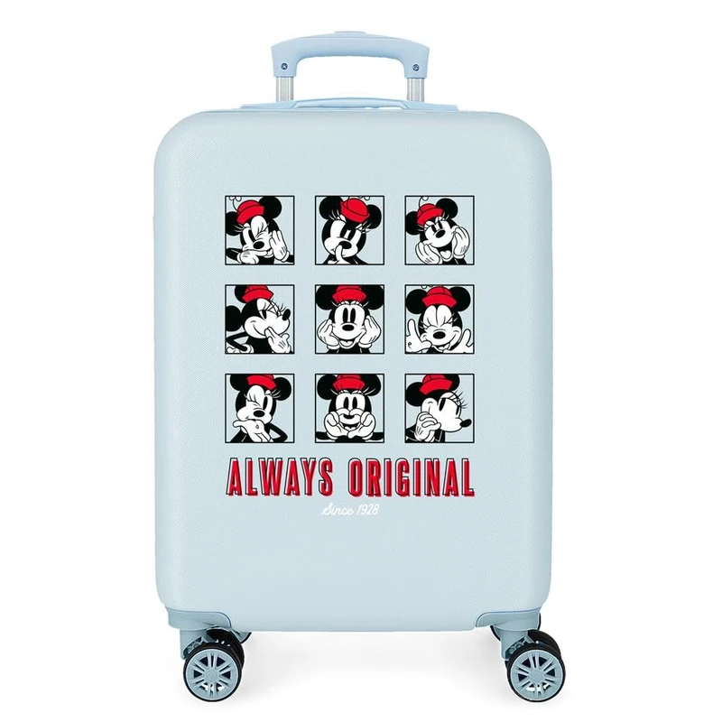 Disney Good Vives Only Cabin Suitcase Blue 38 x 55 x 20 cm Rigid ABS Side Combination Closure 34L 2.7 kg 4 Wheels Double Hand Luggage