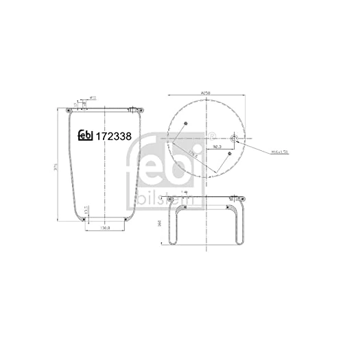 febi bilstein 172338 Air Suspension Bellows
