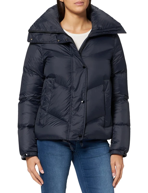BOSS Women's C_parestata Down Jacket, Open Blue466, 8
