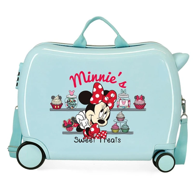 Disney Mickey That’s Easy Suitcase Green 50 x 38 x 20 cm Rigid ABS Side Combination Closure 34L 3 kg 2 Hand Luggage - Image 1