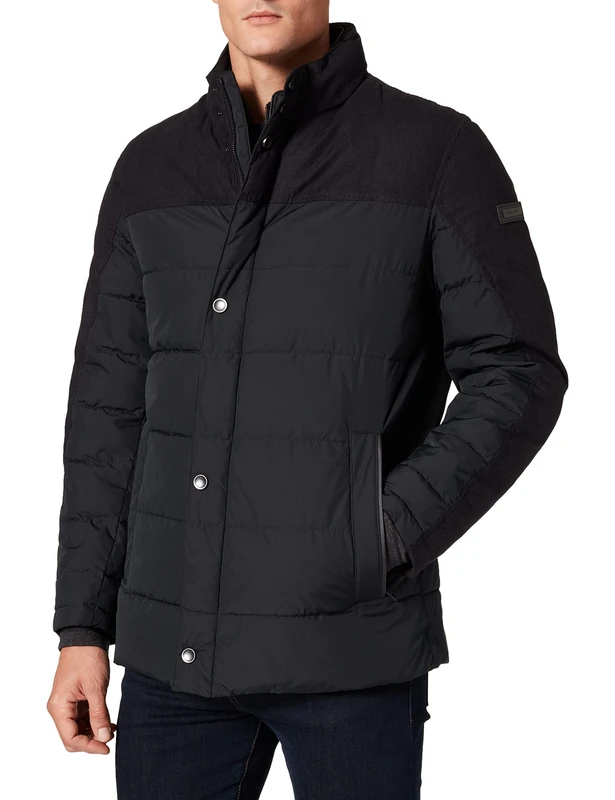 Bugatti Men's Jacke Jacket, Black, 40
