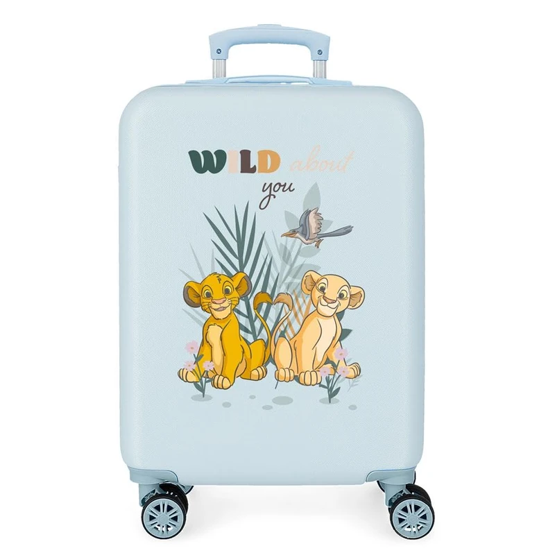 Disney Before The Bloom Cabin Suitcase Blue 34 x 55 x 20 cm Rigid ABS Side Combination Closure 32L 2.55 kg 4 Wheels Double Hand Luggage