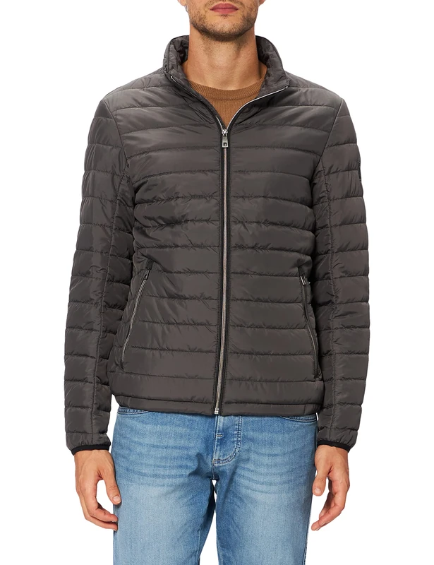 Bugatti Men's Blouson Jacket, Gray, 19