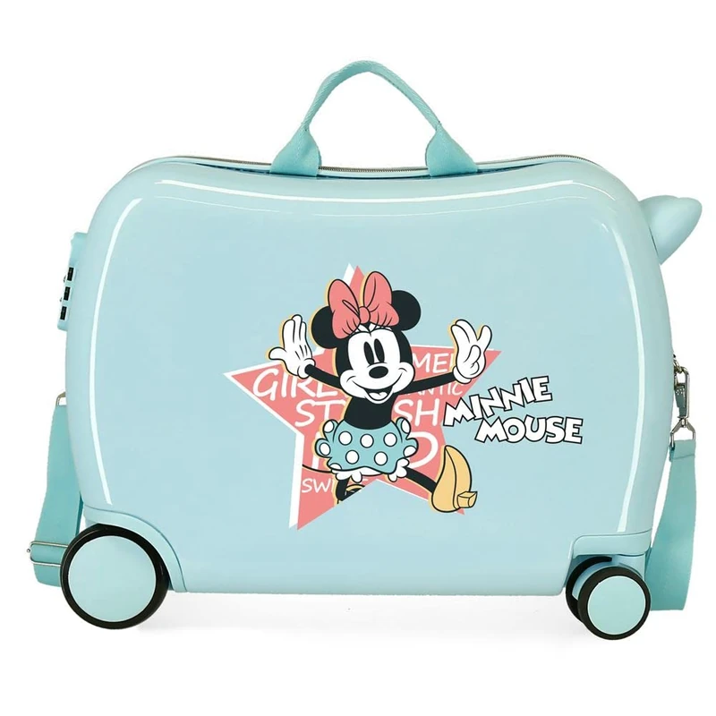 Disney Mickey That’s Easy Suitcase Green 50 x 38 x 20 cm Rigid ABS Side Combination Closure 34L 3 kg 2 Hand Luggage