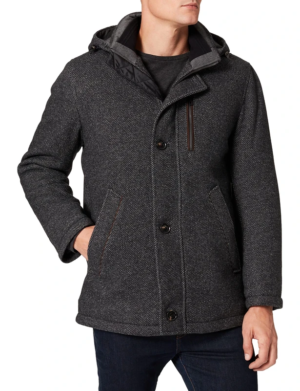 bugatti Men's Jacket, Darkgray, 50