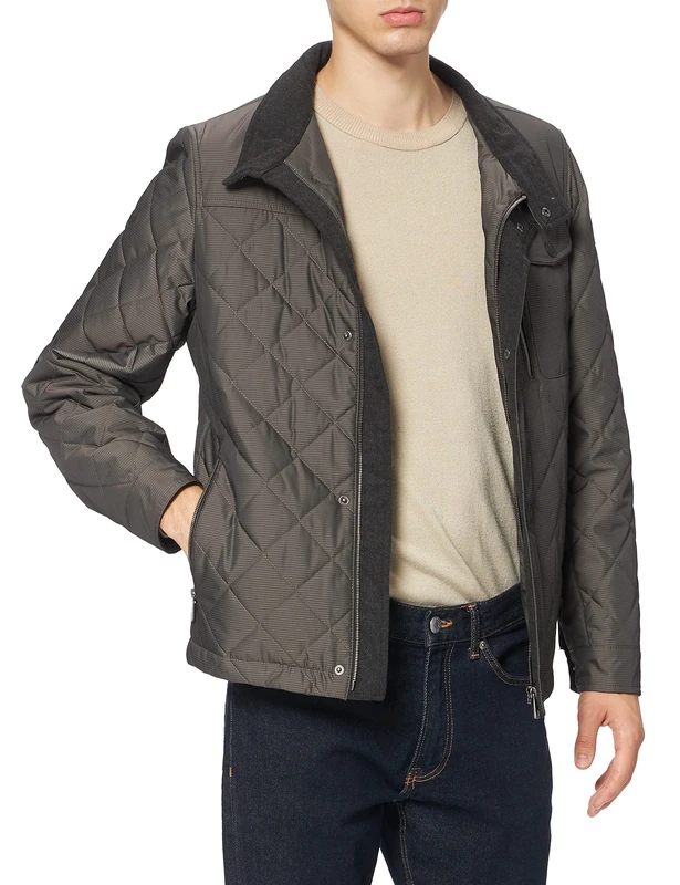 Bugatti Men's Blouson Jacket, Beige, 11.5 UK