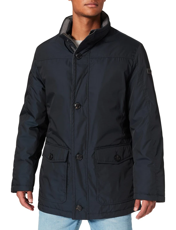 bugatti Men's Jacket, Navy, 48 cm