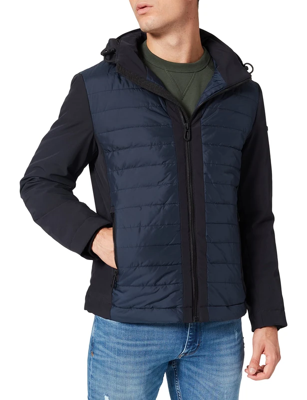 bugatti Men's Jacket, Navy, 11.5 UK
