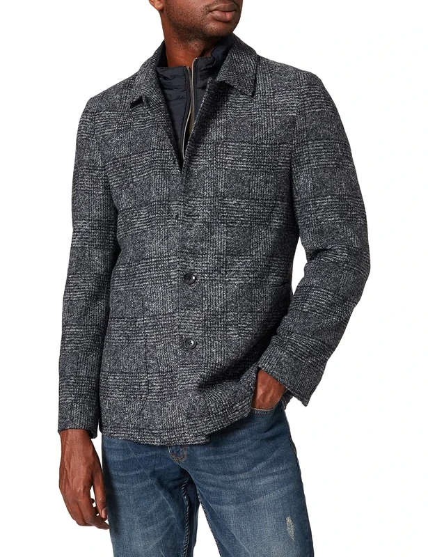 bugatti Men's 899128-89269 Casual Blazer, Navy, 40R