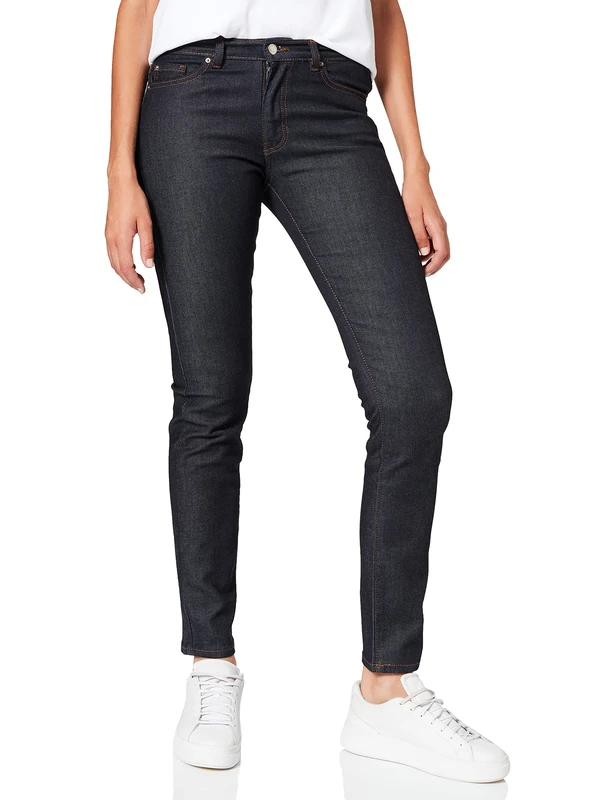 BOSS Womens Slim 1.0 Slim-fit Jeans in Rinse-Washed Blue Stretch Denim