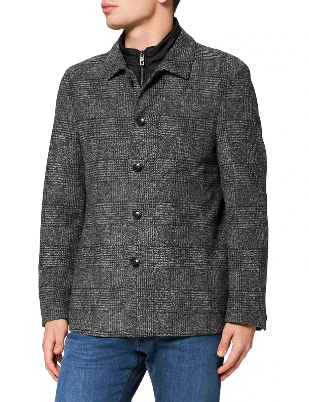 bugatti Men's 899128-89269 Casual Blazer, Darkgray, 38