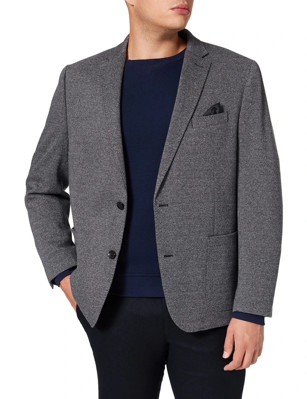 bugatti Men's 898133-89400 Casual Blazer, Navy, 40L