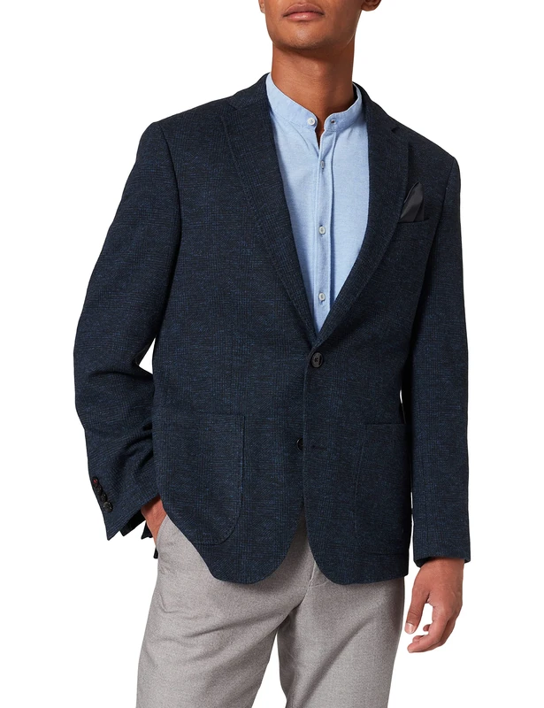 bugatti Men's 898133-89649 Casual Blazer, Navy, 40R