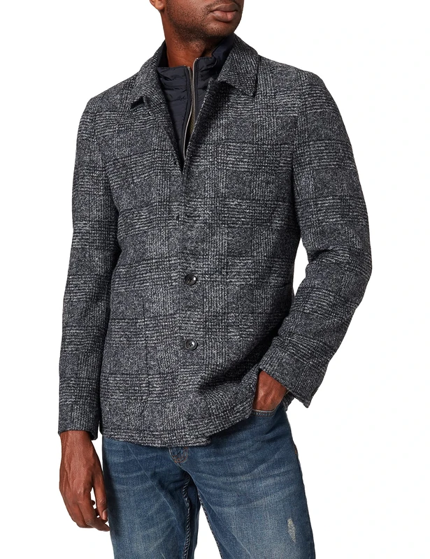 bugatti Men's 899128-89269 Casual Blazer, Navy, 48R