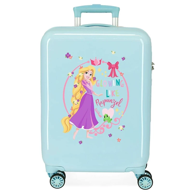 Disney Princess Celebration Cabin Suitcase Green 38 x 55 x 20 cm Rigid ABS Side Combination Closure 34L 2.6 kg 4 Wheels Double Hand Luggage