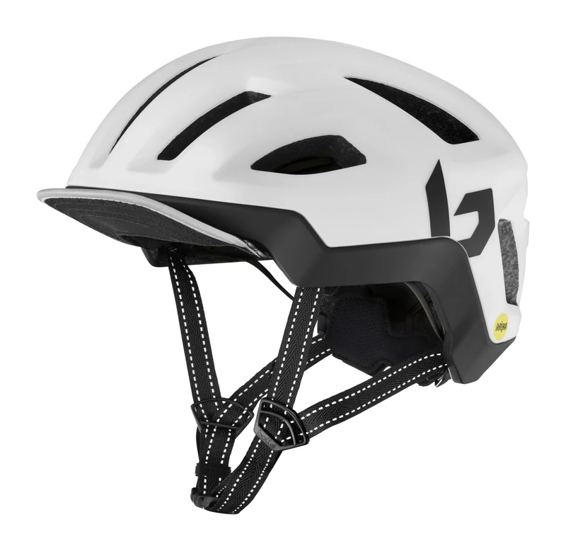 bollé - React Mips, White Matte, No Lens Reference, Medium, Bike Helmets, Unisex, Adult