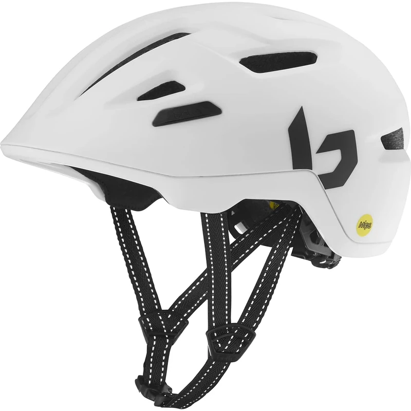 bollé - Stance Mips, White Matte, No Lens Reference, Large, Bike Helmets, Unisex, Adult