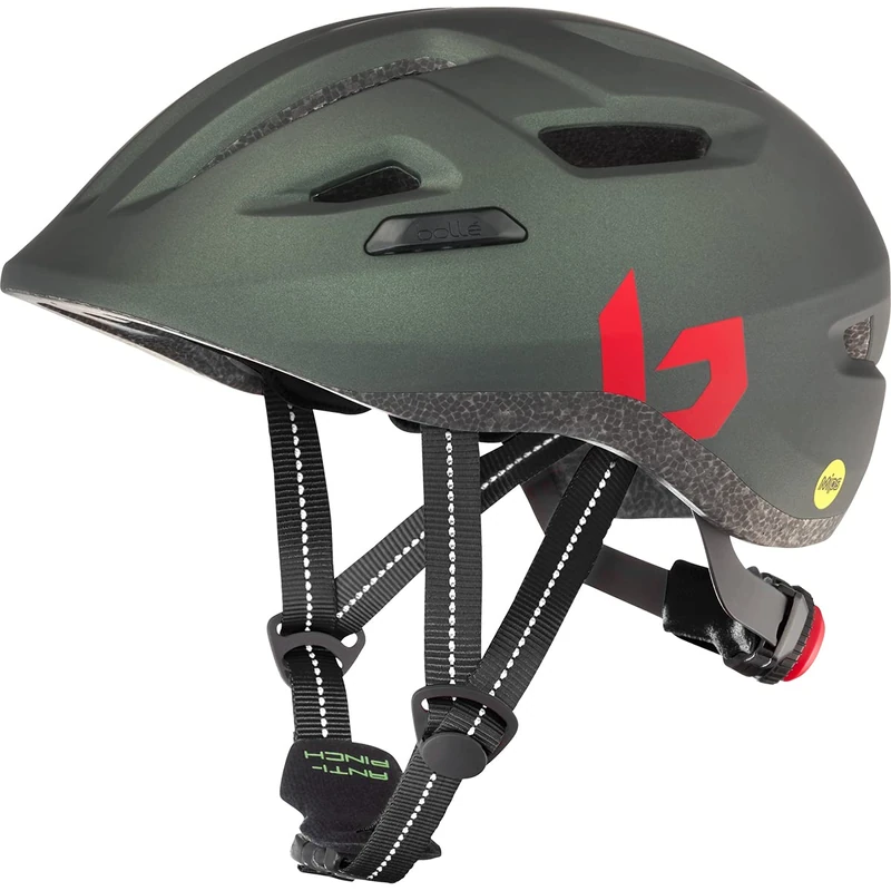 bollé - Stance Jr Mips, Forest Matte, No Lens Reference, Extra Small, Bike Helmets, Unisex, Children