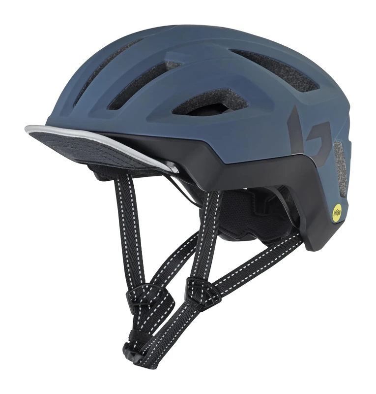 bollé - React Mips, Navy Matte, No Lens Reference, Small, Bike Helmets, Unisex, Adult