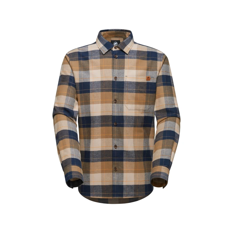 Mammut Trovat Longsleeve Shirt Men Marine-Savannah M