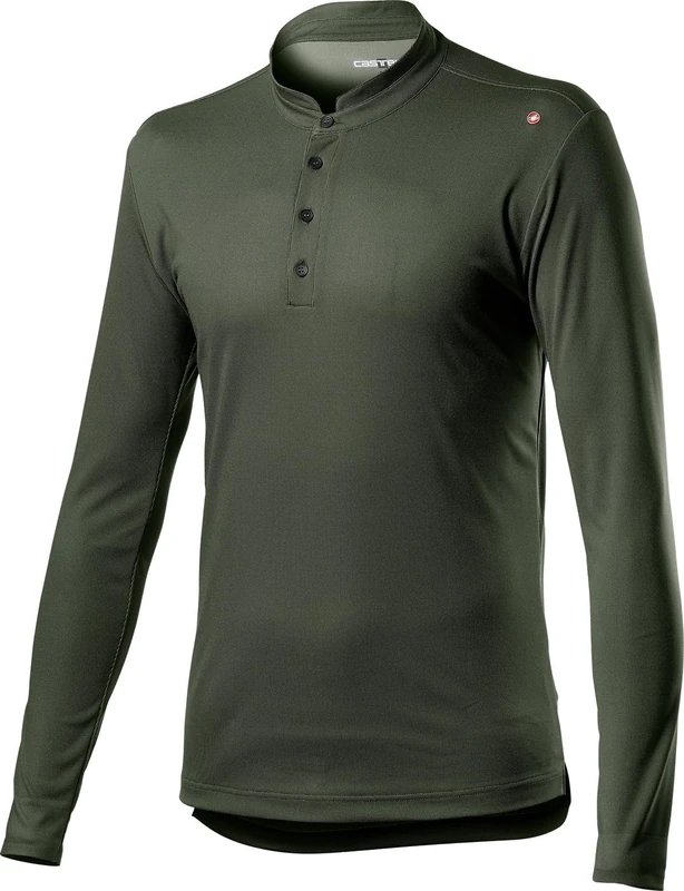 CASTELLI 4520105 TECH HENLEY LS Men's Sweatshirt Black L