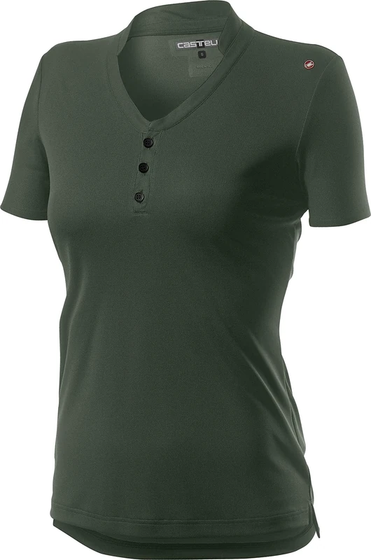 Castelli 4520112-075 Tech W Polo Shirt Women Military Green XS