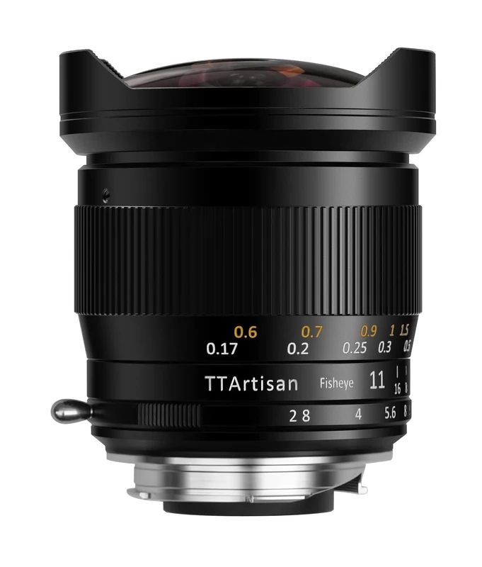 TT Artisan Fisheye Lens 11 mm f 2.8 Connection Sigma Leica L Ultra Wide Angle Lens for Full Format in Aluminium Housing Picture Angle 180 Degree 11 mm F2.8