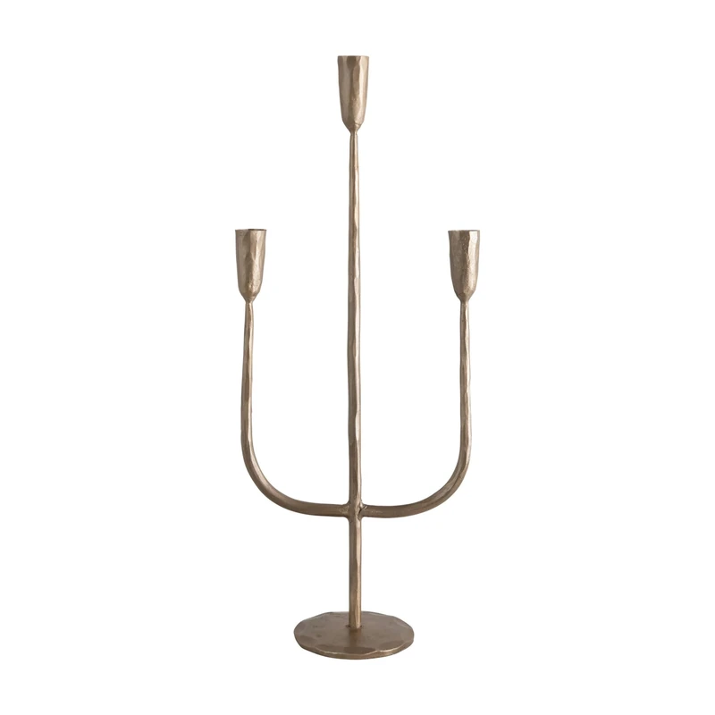 Creative Co-op Candle Holder, Brass