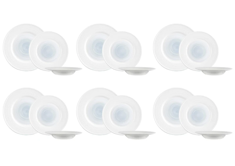 Cosy & Trendy 8628111 Brindisi Sea 18-Piece Dinner Set for 6 People - Image 1