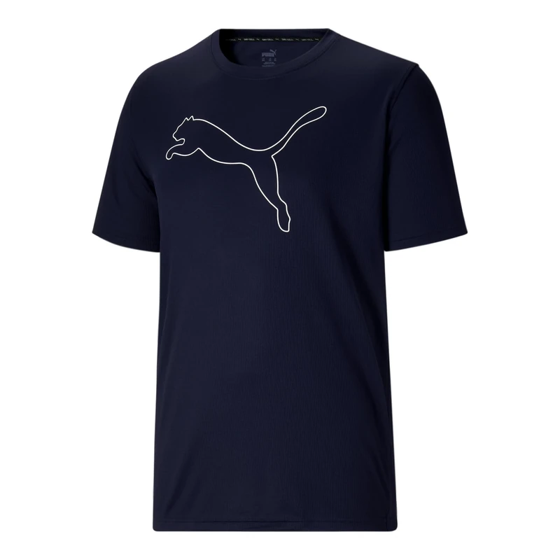 PUMA Men's Performance Cat Tee - Black, XS