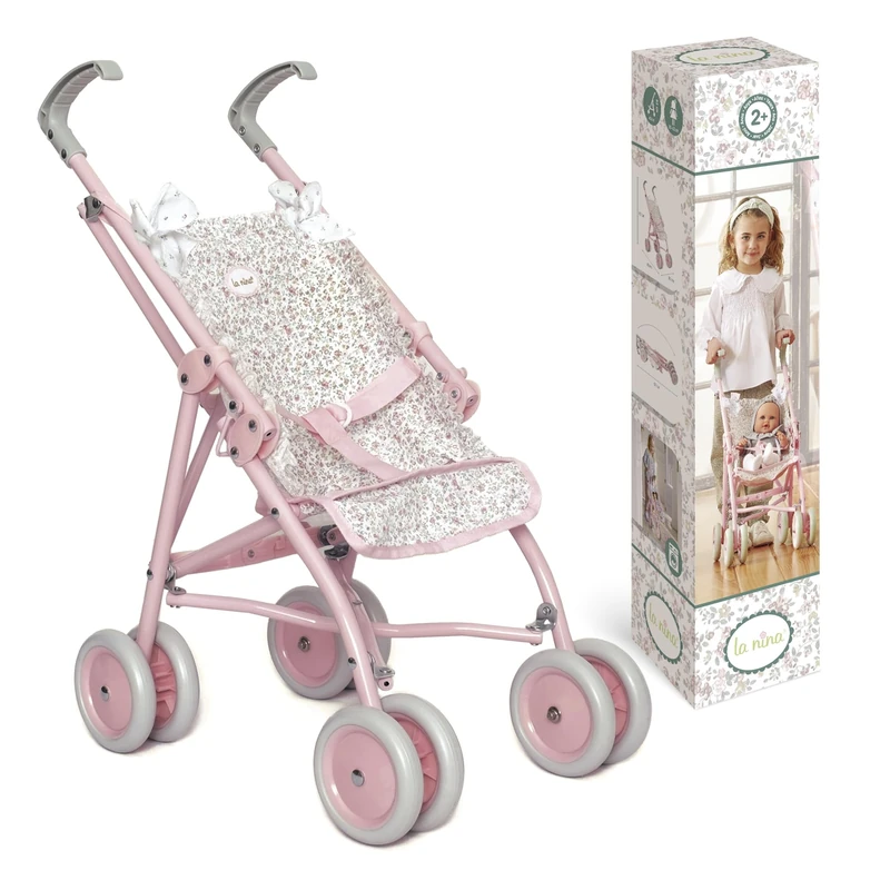 La Nina - GDE Chair. Violet (34 x 62 x 42 cm) Pushchair for Dolls, Multicoloured (Diset 65069)