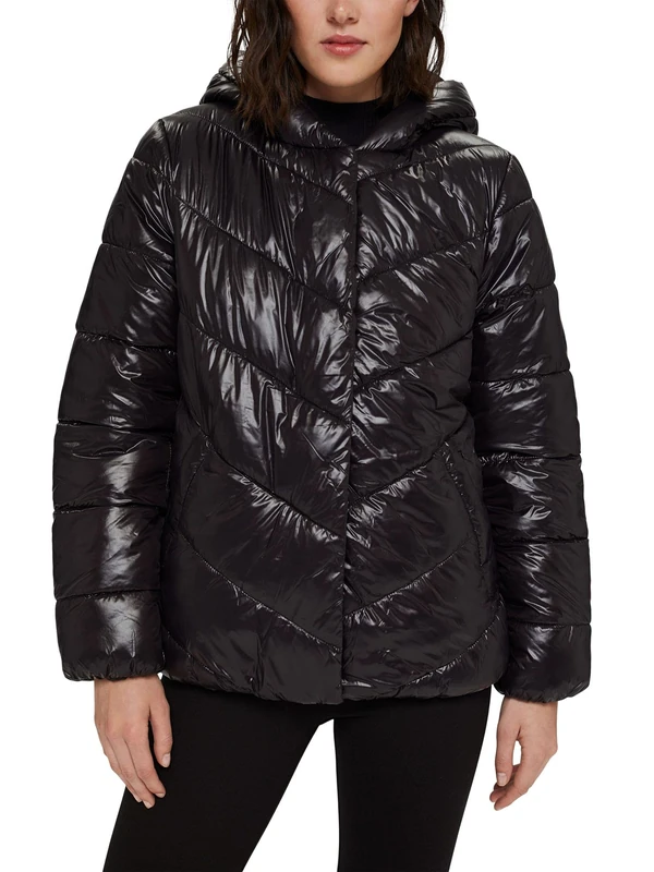ESPRIT Women's 081cc1g313 Jacket, 001/Black, S