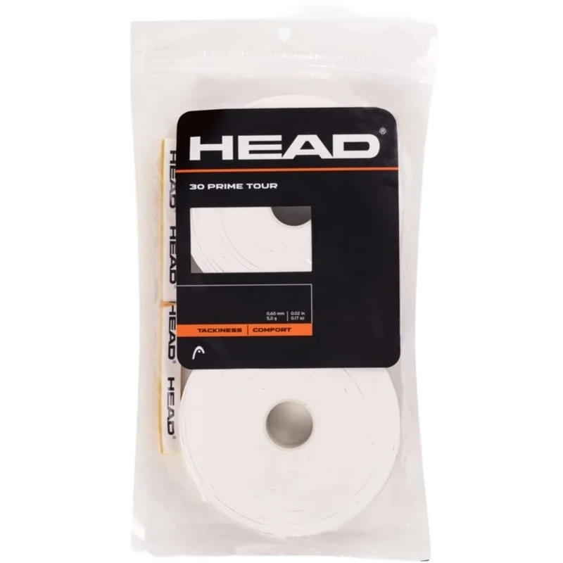 HEAD Prime Tour Overgrip 30 Pack White