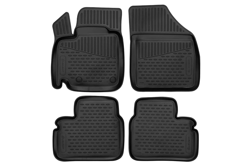 Custom-fit rubber floor mats for Suzuki Ignis (III) 2016 -> HB 5 door 4 pieces