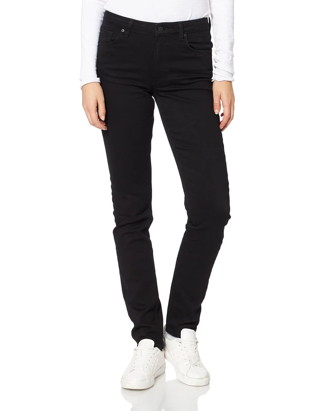 GANT Women's FARLA Super Stretch Jeans Slacks, Black, 3334