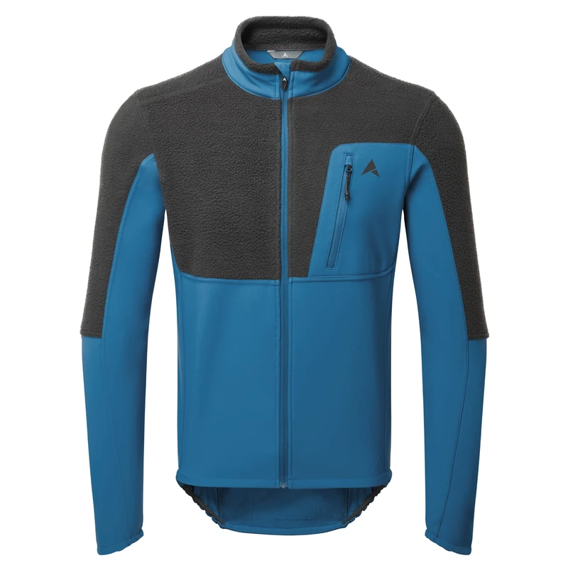 Altura Mens All Roads Thermal Water Repellent Reflective Cycling Fleece - Blue - X-Large