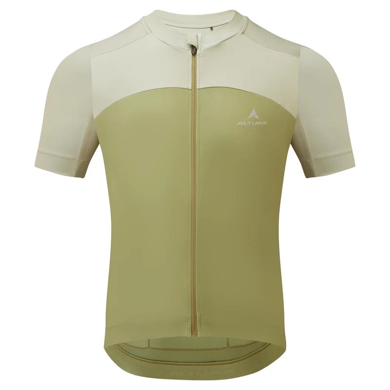 Altura Airstream Short Sleeve Cycling Jersey for Men - Lightweight Breathable Road Bike Jersey with Moisture Wicking Fabric, 3 Rear Pockets, Full Zip - Summer Cycling Top for Road, Gravel & MTB Riding