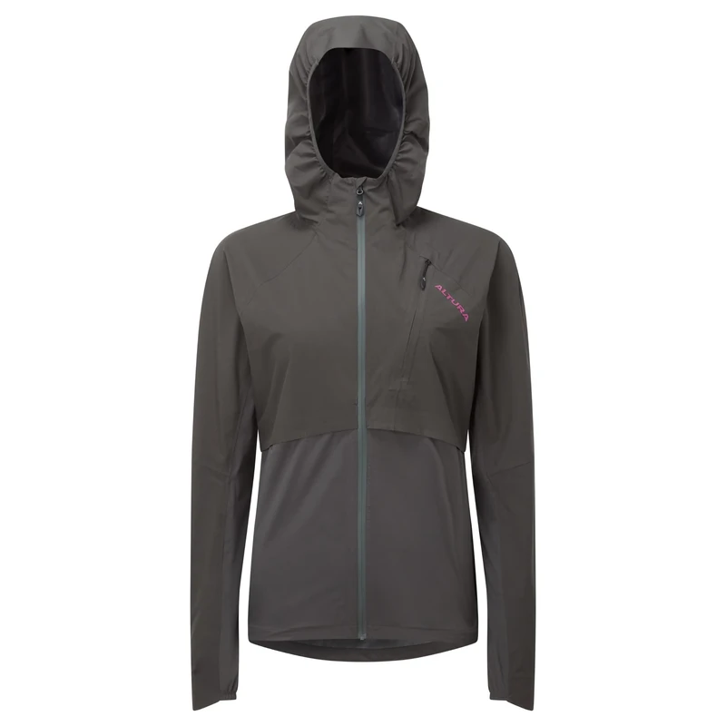 Altura Womens Esker Waterproof Packable Mountain Bike Jacket - Carbon - 10