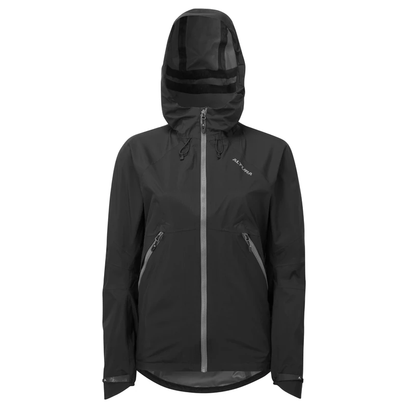 Altura Womens Ridge Pertex Waterproof Windproof Mountain Bike Jacket - Black - 18