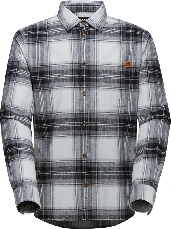 Mammut Trovat Longsleeve Shirt Men Platinum-Black XL