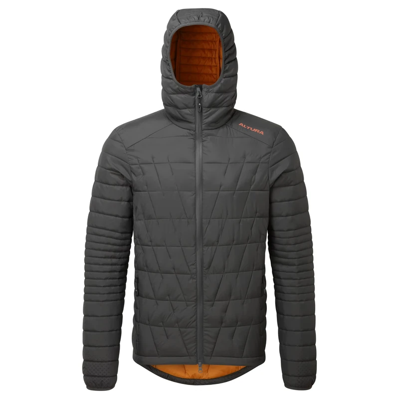 Altura Mens Twister Waterproof Insulated Reflective Cycling Jacket - Black/Orange - X-Large