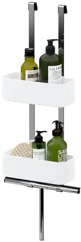 Tiger 2-Store, Hanging shower Caddy, 25 cm, White, 115x250x650mm