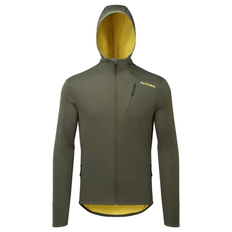 Altura Men's Cave Softshell Hoodie, OLIVE, S UK