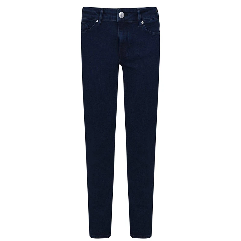 GANT Women's FARLA Super Stretch Jeans Slacks, Dark Blue Broken in, 28W / 34L