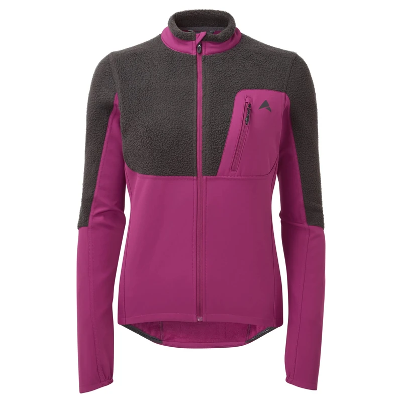 Altura Womens All Roads Thermal Water Repellent Cycling Fleece - Dark Pink - 12