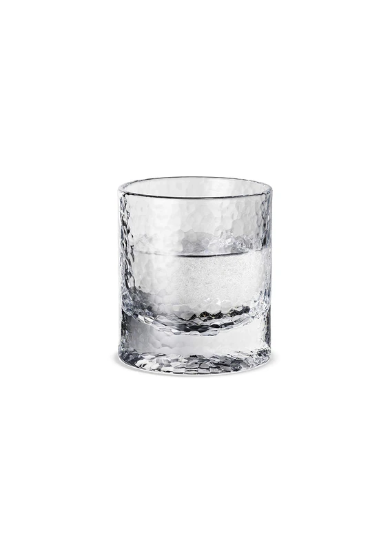 Holmegaard Longdrink Tumbler 30 cl 2 Piece Sculptural Bauhaus Shape, Clear - Image 1