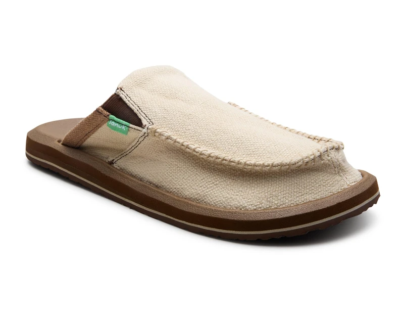 Sanuk Men's You Got My Back Iii Slipper, Tan, 17 UK