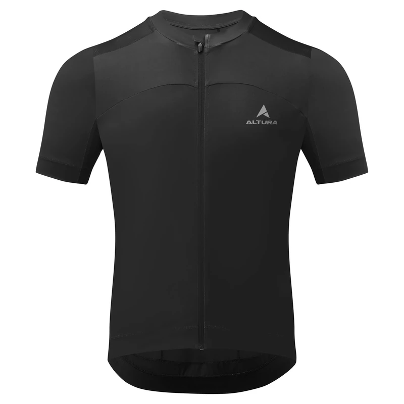 Altura Airstream Short Sleeve Cycling Jersey for Men - Lightweight Breathable Road Bike Jersey with Moisture Wicking Fabric, 3 Rear Pockets, Full Zip - Summer Cycling Top for Road, Gravel & MTB Riding