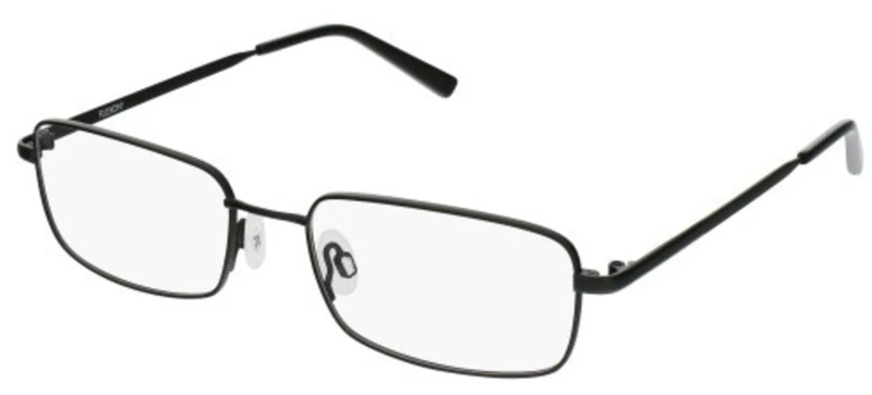 Flexon H6051 45235 Sunglasses, 001 Black, 55